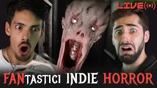 FAN-tastici INDIE HORROR 🧟 | Giochi consigliati DA VOI! - 🔴LIVE