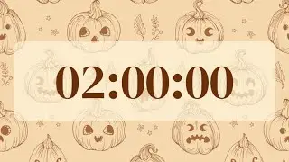 2 Hour Halloween Countdown Timer &ndash; Deep Focus Study Session 👻 | Cozy Vibes