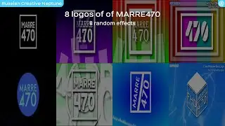 8 logos of MediaAzureRedRussianEffects470 | 8 random effects