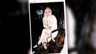 Lady Gaga in 24-Carat Gold Wheelchair After Hip Surgery - Splash News | Splash News TV