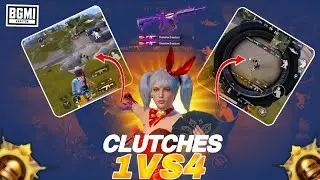 INFINIX GT 30 PRO ☠️ 1V4 CLUTCH | BGMI NEW UPDATE 4.2 
