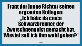 Fragt der junge Richter seinen ergrauten Kollegen - lustige Witze