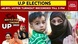 U.P Phase 3 Polls On: 48.81% Voter Turnout Recorded Till 3 PM | Assembly Polls