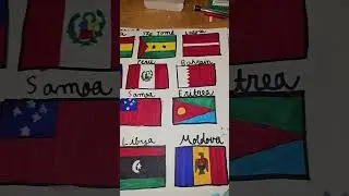 micronesia 🇫🇲 #art #markers #flag #drawing #micronesia