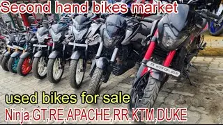 Middle Class வாங்குறமாரி SPORTS BIKES Cheapest Used Bike Market|Ninja,GT,RE,APACHE,RR,KTM,DUKE