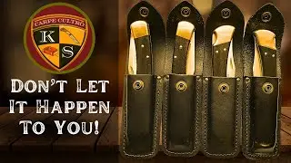 How To Ruin A Buck 110 Sheath