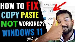 How To Fix Copy paste Not Working in windows 11 | Tamil | RAM SOLUTION