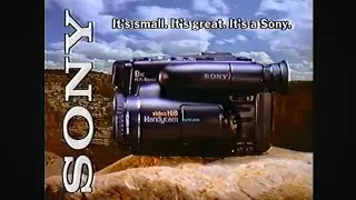 Sony Hi8 Handycam Ad Lost Footage📹📼 [HD]