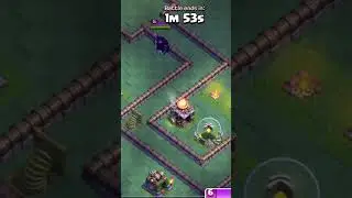 Power Pekka vs push trap in coc #coc #games #cocshorts