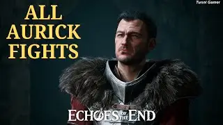 All Aurick Boss Fight & Cut Scenes | ECHOES OF THE END #boss