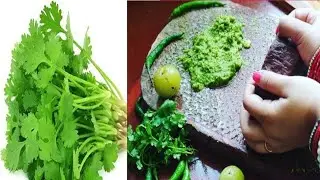 Sima banai Desi dhaniya chutney 🍀 #desichutney #coriander  #dhaniya #dessert  #sima #viralvideo