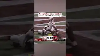 GEORGIA FINALLY BEATS ALABAMA IN THE SEC CHAMPIONSHIP 😤