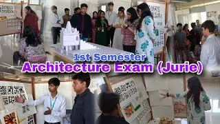 AD (Architecture Design) Viva || Architecture Exam By 1st Sem Students || Daily Vlog 