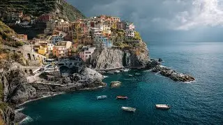 Azure Coast 💙 Mediterranean Blue Waves & Peaceful Italian Seaside Ambience 4K