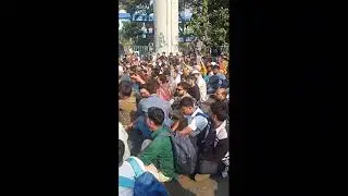 Job seekers stage a fierce protest against Mamata Banerjee