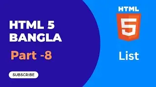 8. Html List Bangla tutorial