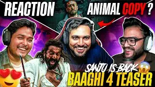 Baaghi 4 Teaser Reaction 🔥 Tiger Shroff, Sanjay, Harnaaz & Sonam | Sajid Nadiadwala | A. Harsha