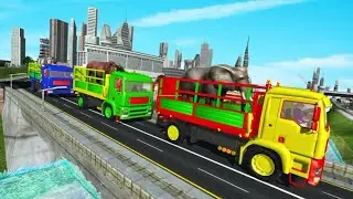Wild Animals Transport Game 🚛 | Jungle Animal Truck Simulator Gameplay | Wild Zoo Transport Mission