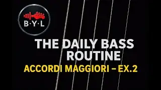 The Daily Bass Routine 🎸 – Scala Maggiore a 2 Ottave (dalla 3a corda) - Ex.2
