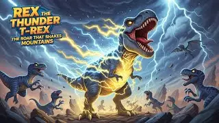 Rex the Thunder T-Rex ⚡🦖 | Dinosaur Heroes Episode 1 | Kids Dino Story | ToonWhizd Kids