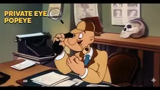 Popeye | Private eye | 1954 | Reamstered | 2k 60fps
