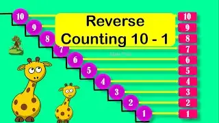 Обратный счет 10 к 1 | Обратный счет 20 к 1 | Простые способы научить детей обратному счету