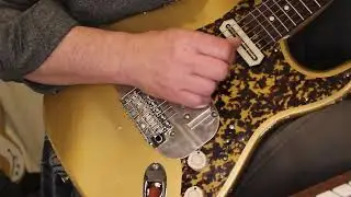 Waterslide Guitars S-Style Coodercaster Aztec Gold Nitro, Mojo Lap Steel & Charlie Christian Pickups