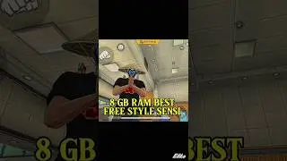 Free Fire Best | 8GB Ram Sensitivity Settings | Only 8GB Ram Sensitivity ||