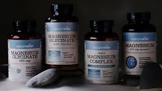 NatureWise Magnesium Supplements - Clean, Non GMO, Made in the USA, Gluten Free, 3rd Party Tested