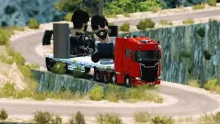 #153 Overloaded Truck On Most Dangerous Road | Euro Truck Simulator 2