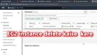 how to delete ec2 instance on aws || aws ec2 instance delete kaise kare 😲😎 @AWS