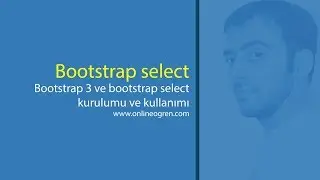 How to use bootstrap select