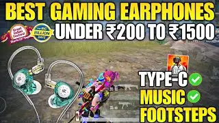 Best Type C Earphones For Gaming🔥 / Best Wired Earphones For Bgmi / Gaming Earphones 