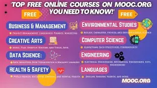Mooc.org | Online courses | Free online courses | Skill advancement | Educational resources more...