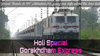 SPECIAL LOCO FOR SPECIAL TRAIN ON SPECIAL DAY || ITARSI WAP-7 || HOLI || BIRTHDAY ||