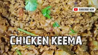 Bachelor special Chicken Keema Receipie
