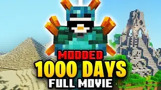 I Survived 1,000 Days in MODDED Minecraft... [MOVIE]