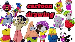 how to draw cartoon drawing|#cartoondrawing #drawingcollection #drawing