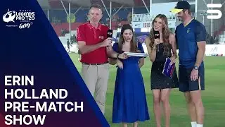Erin Holland Pre-Match Show | Pune vs Rajasthan | Match 9 | World Legends T20 Pro League | ZL1K