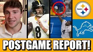 Pittsburgh Steelers x Detroit Lions Postgame Report