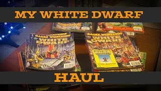 VINTAGE WHITE DWARF FLICK THROUGH. My recent purchase of some classic magazines to inspire my hobby.