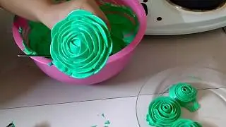 Uncut boiled icing tutorial using hand mixer |Part 2 with thermometer easy step by step