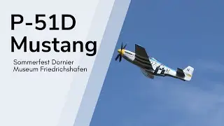 Amazing P-51D Mustang Warbird Display at Dornier Museum Sommerfest (EDNY) | Louisiana Kid N6328T