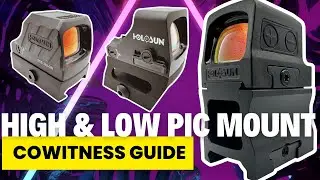 Holosun Optics on Picatinny Rails: Low Profile vs. High Absolute Co-Witness Mounts