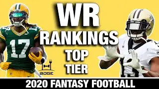 Wide Receiver Rankings for 2020 Fantasy Football