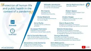 Council of Europe High-level VTC by CoE2020Gr & CoE Institutions