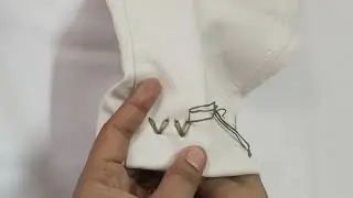 shorten long pant hand embroidery hack | A Needle & Thread | #handembroidery #beginners
