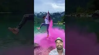 colour smoke creative photography trick 👏#trending #viral