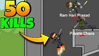 MINI MILITIA 50 KILLS EPIC GAMEPLAY