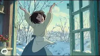 Peaceful Winter Countryside Life 🌨️ | Calm Village Animation | Cozy Cooking & Daily Routine